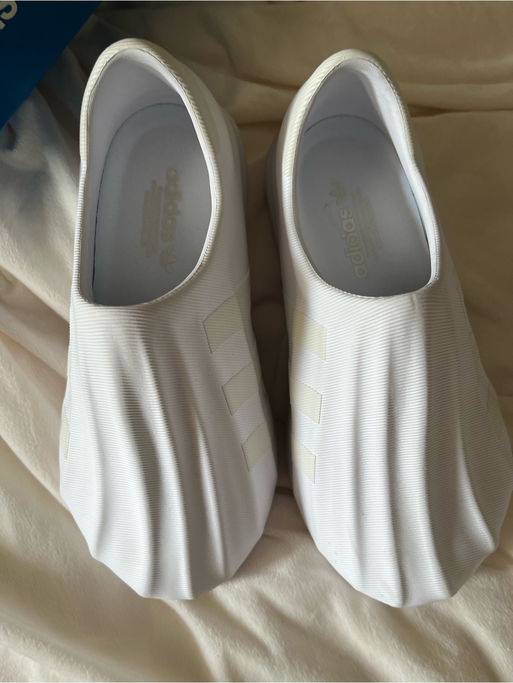 Adidas White Slip-On adiFOM Sneakers